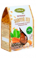 Печенье Золотой Лён с миндальной мукой и чиа, 200 г  